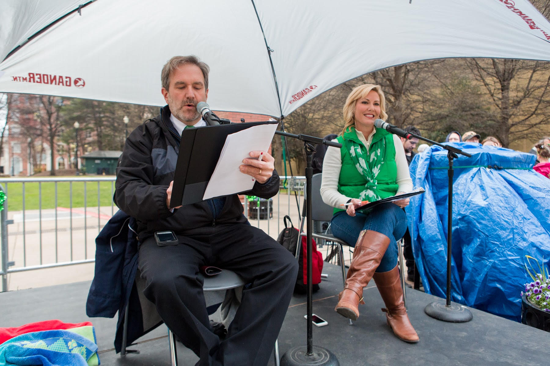 Emcees, Kristin Farley & Frank Murphy